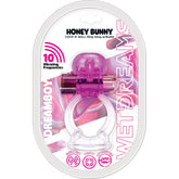 HONEY BUNNY JELLY COCK & BALL SLING BULLET MAGENTA