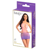 ALLURE WATERCOLOR DRESS - PINK / PURPLE