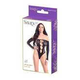OFF SHOULDER BODYSUIT - BLACK