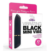 PINK PUSSYCAT VIBRATING MINI VIBE - BLACK