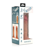 JOCK 6" DUAL DENSITY SILICONE DILDO - LIGHT