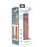 JOCK 7" DUAL DENSITY SILICONE DILDO W/ BALLS - LIGHT