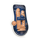 FLESHSTIXXX 6" & 7" DOUBLE DILDO - TAN