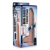 BIG SHOT 9" LIQUID SILICONE THRUSTING DILDO W/ BALLS