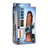 BIG SHOT 7" LIQUID SILICONE VIBE DILDO W/OUT BALLS