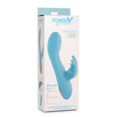POWER BUNNIES SNUGGLES 10X RECHARGE SILICONE RABBIT - TEAL