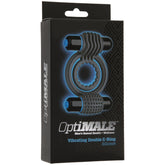 OPTIMALE - VIBRATING DOUBLE C-RING SILICONE - SLATE
