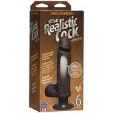 ULTRA REALISTIC VIBRATING COCK 6IN BLACK