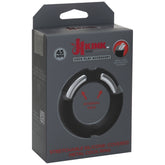 KINK SILICONE COVERED METAL COCKRING 45MM - BLK