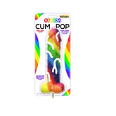 CANDY CUM COCK POPS RAINBOW 1PC CLAMSHELL