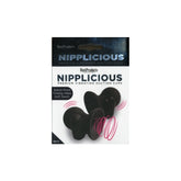 NIPPLICIOUS PREMIUM VIBRATING SUCTION CUPS - BLACK