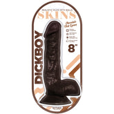 DICKBOY SKINS DILDO CHOCOLATE LOVERS 8"