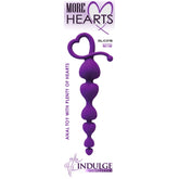 MORE HEARTS ANAL BEADS - VIOLET