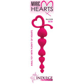 MORE HEARTS ANAL BEADS - MAGENTA