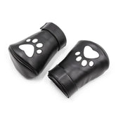 BDSM PUPPY PAWS MITTENS - BLACK