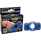 PARTNER'S PLEASURE RING-BLUE