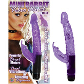 JELLY MINI RABBIT VIBRO WAND PURPLE