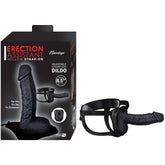 ERECTION ASSISTANT HOLLOW STRAP-ON 8.5"-BLACK