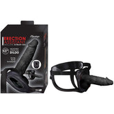 ERECTION ASSISTANT HOLLOW STRAP-ON 9.5"-BLACK