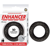 ENHANCER VIBRATING COCKRING-BLACK
