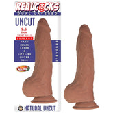 REALCOCKS DUAL LAYERED UNCUT SLIDERS 9.5" TIGHT BALLS-BROWN