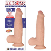 REALCOCKS DUAL LAYERED UNCUT SLIDERS 9.25" THICK SHAFT-WHITE