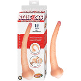 REALCOCKS MASTURBATOR 14" 3 IN 1 MASTURBATOR-WHITE