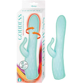 GODDESS HEAT UP ROTATING MASSAGER-AQUA