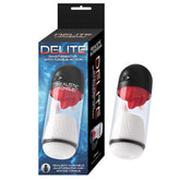 DELITE MASTURBATOR WITH TONGUE ACTION - WHITE