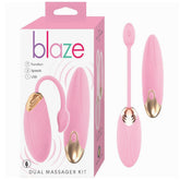 BLAZE DUAL MASSAGER KIT - PINK