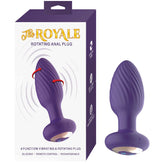 THE ROYALE ROTATING ANAL PLUG - PURPLE