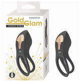 GOLD GLAM COCKRING - BLACK