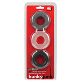 HUNKY JUNK STACKING BALLS COCK RINGS 3PC