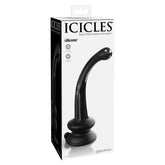 ICICLES NO. 87 - WITH SILICONE SUCTION CUP - BLACK 6"