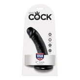 KING COCK 6IN COCK - BLACK