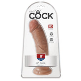 KING COCK 8" COCK - TAN