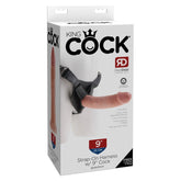 KING COCK STRAP-ON HARNESS WITH 9" COCK - LIGHT