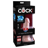 KING COCK PLUS 5" TRIPLE DENSITY COCK - LIGHT