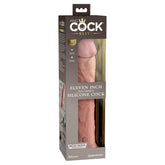 KING COCK ELITE 11" SILICONE DUAL DENSITY COCK - LIGHT