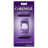 FANTASY C-RINGZ DUO VIBRATING SUPER RING - PURPLE