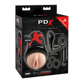 VIBRATING STROKER ASS-GASM KIT FLESH PDX ELITE