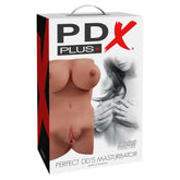 PDX PLUS PERFECT DD'S MASTURBATOR - TAN 12"