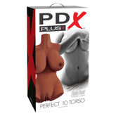 PDX PLUS PERFECT10 TORSO - BROWN 17.5"