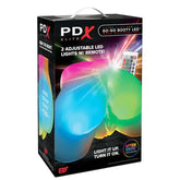 PDX ELITE GO-GO BOOTY LED MEGA MASTURBATOR - FROSTED