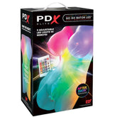 PDX ELITE GO-GO BATOR LED MEGA MASTURBATOR - FROSTED
