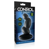 SIR RICHARD'S CONTROL DUAL MOTOR P-SPOT MASSAGER - BLK