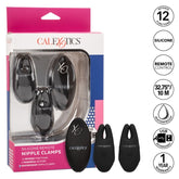 SILICONE REMOTE NIPPLE CLAMPS - BLACK