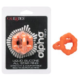 ALPHA LIQUID SILICONE ALL STAR RING - ORANGE