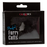 PLAYFUL FURRY CUFFS - BLACK
