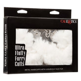 ULTRA FLUFFY FURRY CUFFS - WHITE
